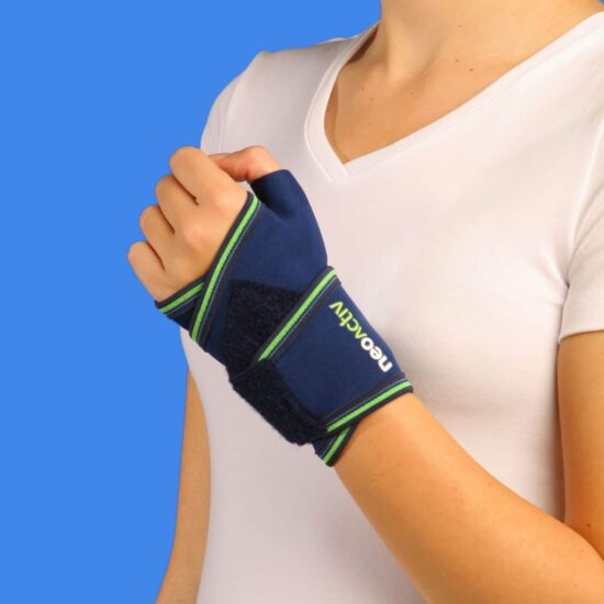 Muñequera envolvente con pulgar