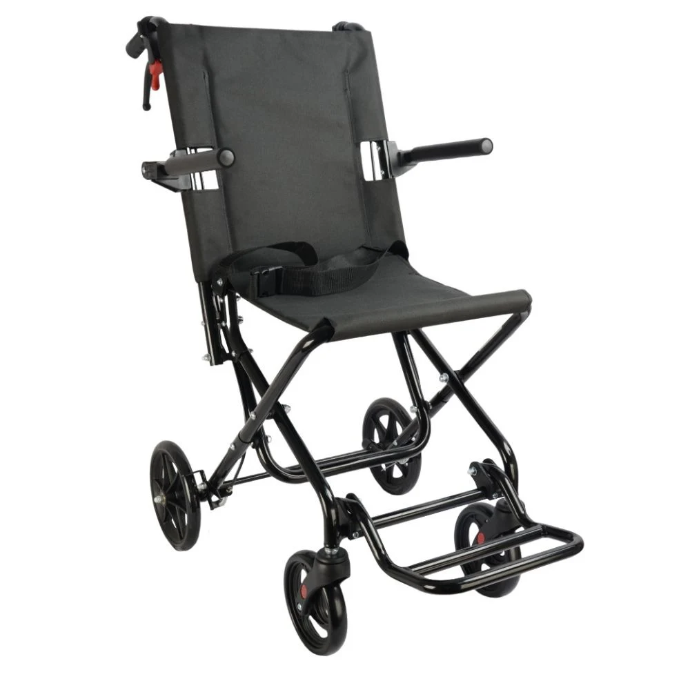 Silla de Traslado Plegable de Aluminio