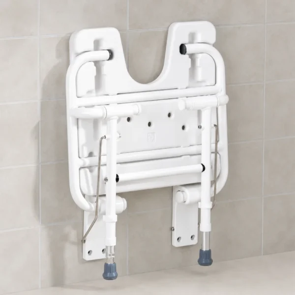 Asiento de Ducha en U Abatible con Patas