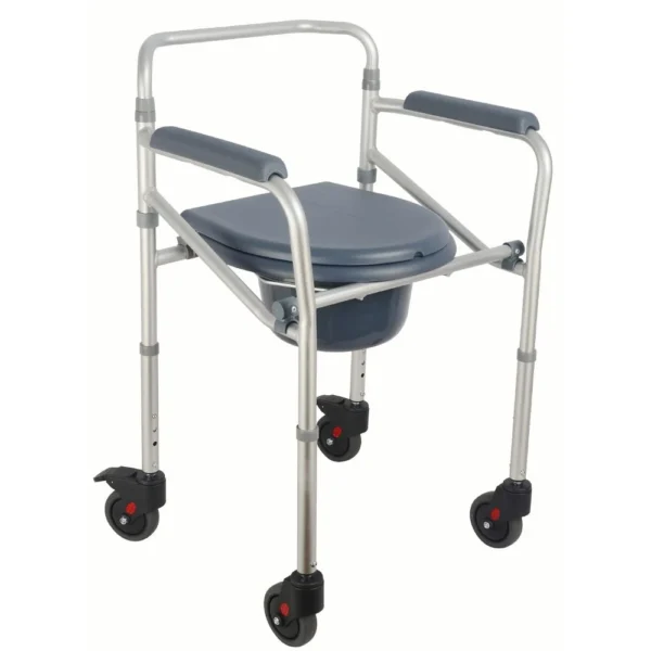 Silla con Inodoro Plegable y Regulable