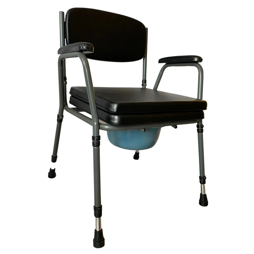Silla Tapizada Desmontable con Inodoro