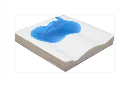 cojín gel y viscoelástico