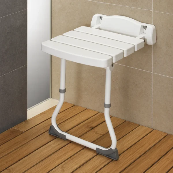 Asiento de Ducha Abatible con Patas