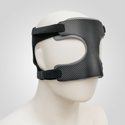 Máscara de carbono para deporte
