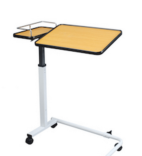 Mesa auxiliar con ruedas para residencia