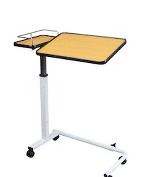 Mesa auxiliar con ruedas para residencia