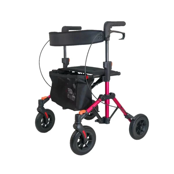 Rollator Aluminio Compacto Rojo