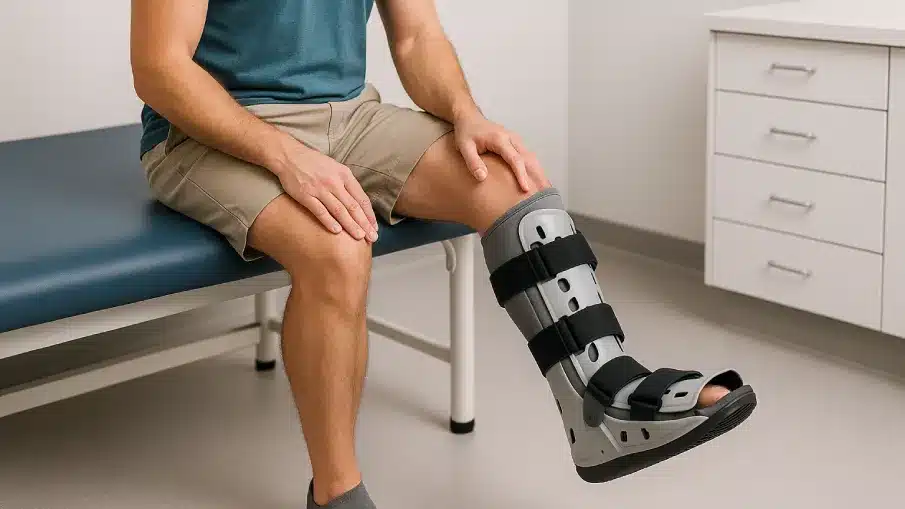 bota walker corta o larga