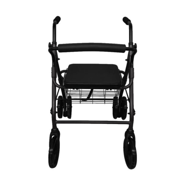 Rollator de aluminio con frenos por presión