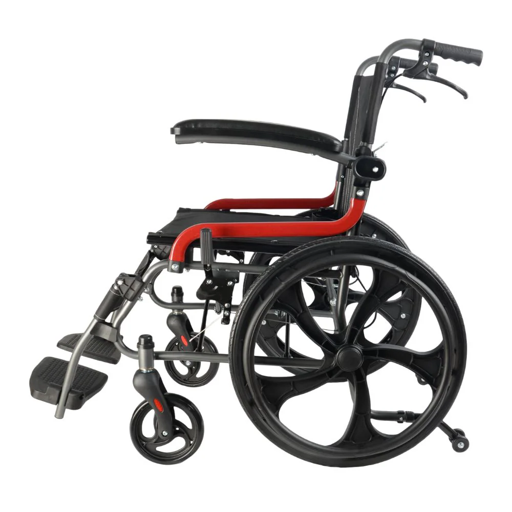 SILLA DE RUEDAS AUTOPROPULSABLE, BRAZOS ABATIBLES