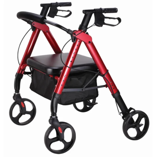 Rollator Bariátrico de Aluminio Plegable