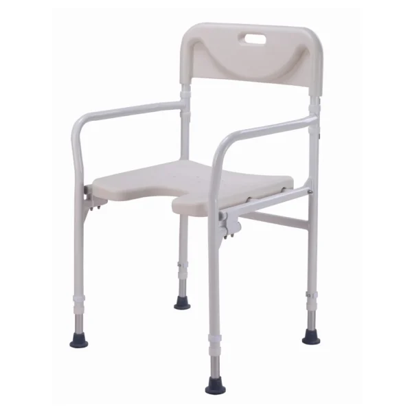 Silla de Baño Plegable de Aluminio